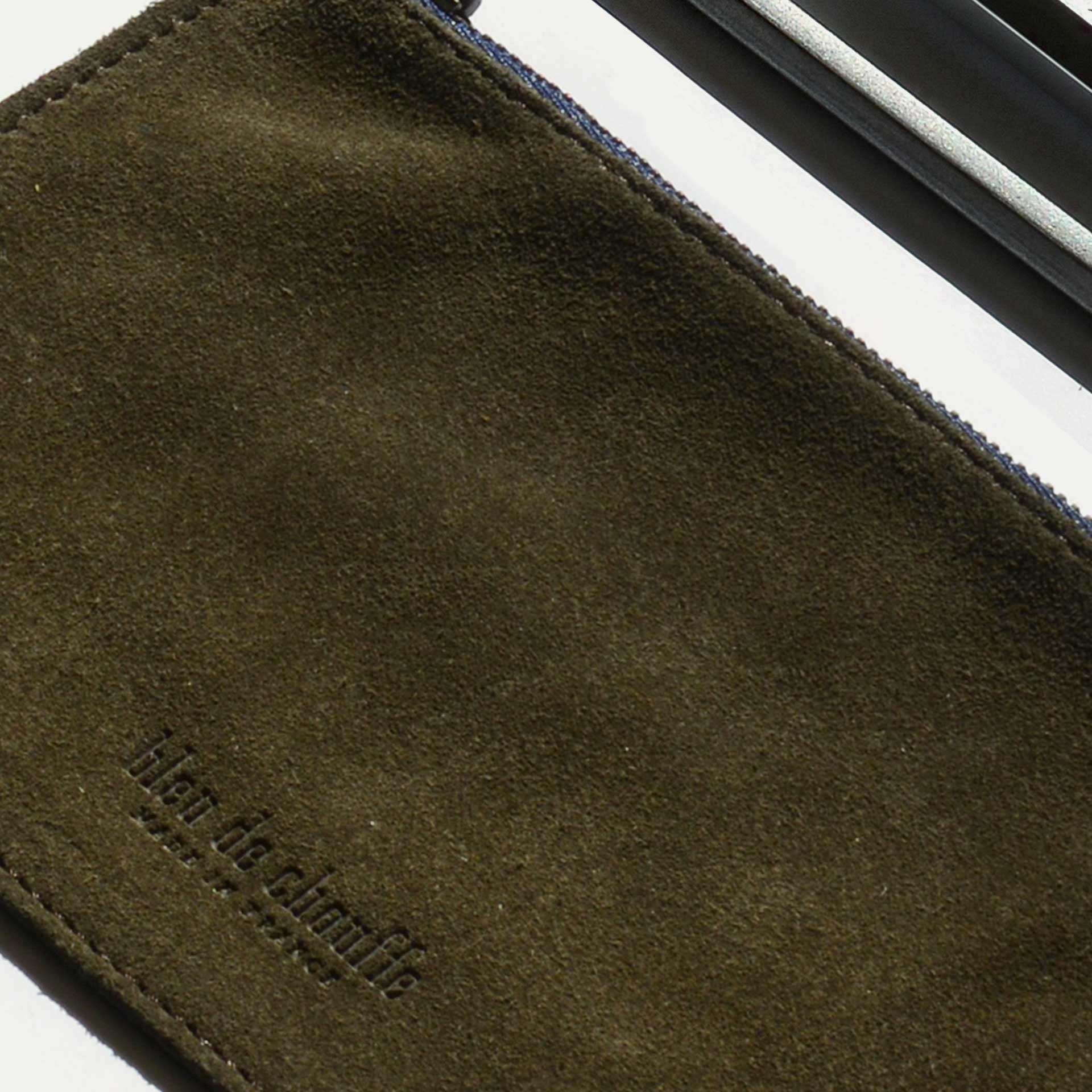 Pochette COSMO S / Cuir Velours - Musk (image n°4)