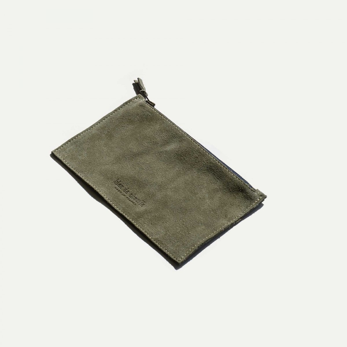 Trousse cuir COSMO S - Sauge (image n°1)