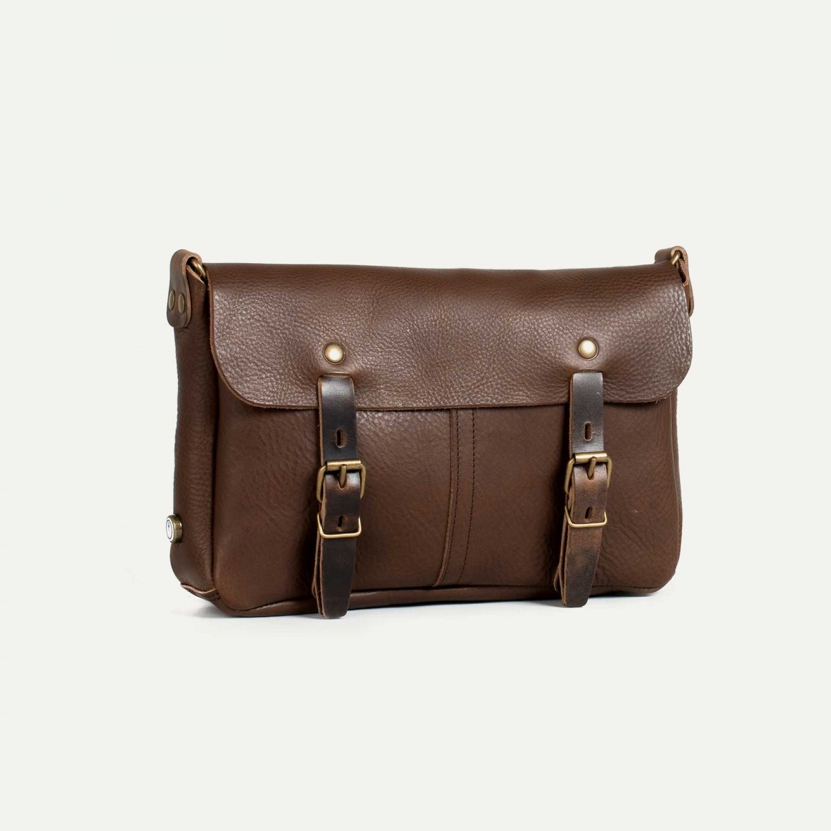 Léo Satchel bag - Military Brown (image n°1)