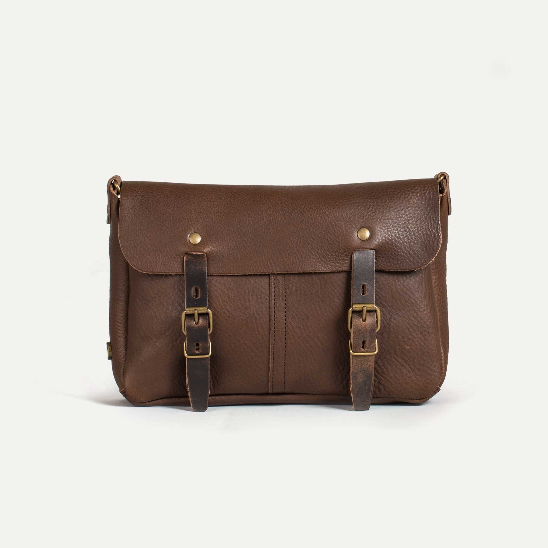 Léo Satchel bag - Military Brown (image n°2)