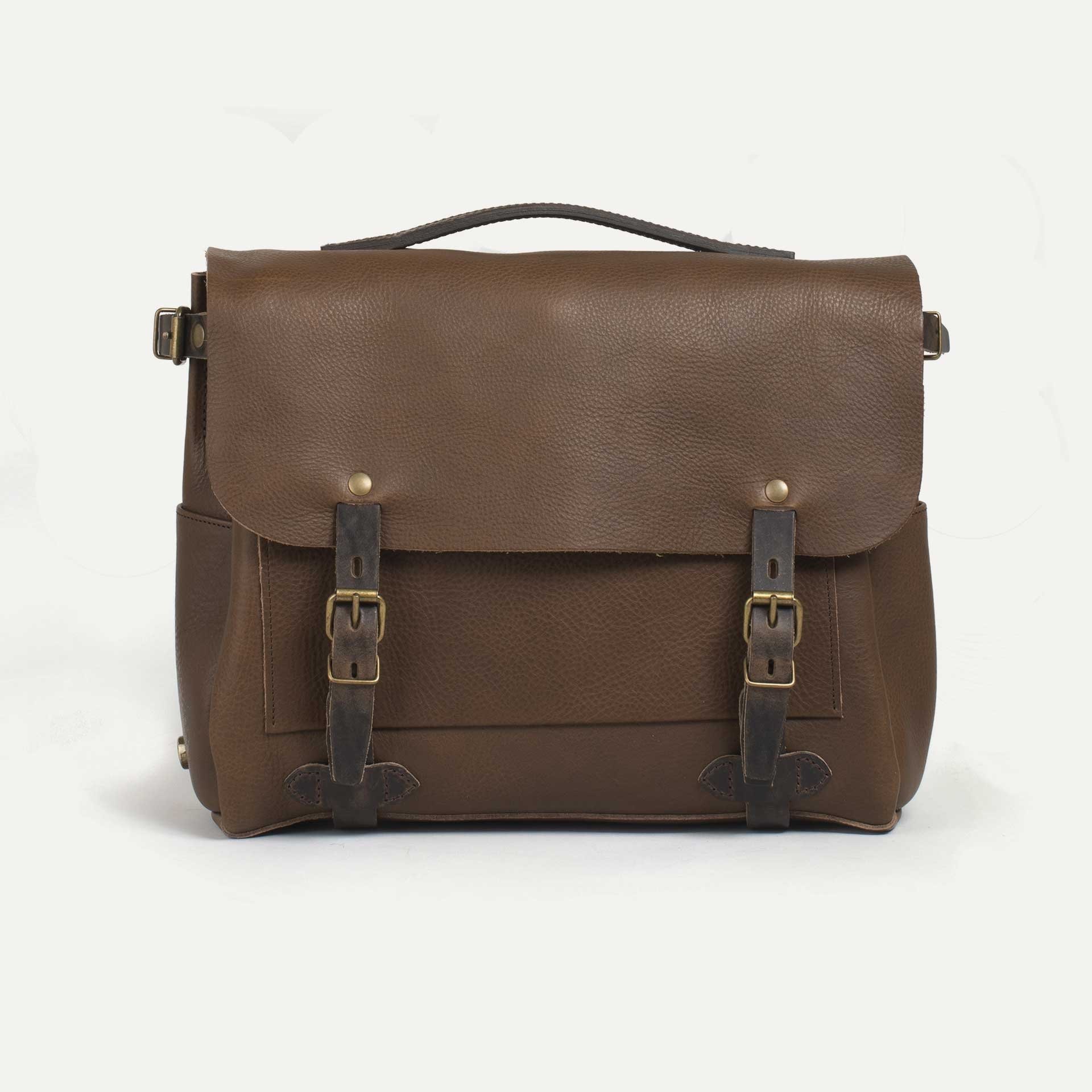 Sac Postier Eclair M - Brun Militaire (image n°1)