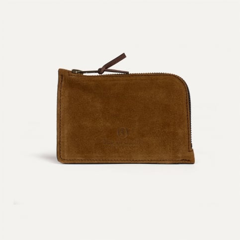 Pognon zippered purse  / L - Tobacco