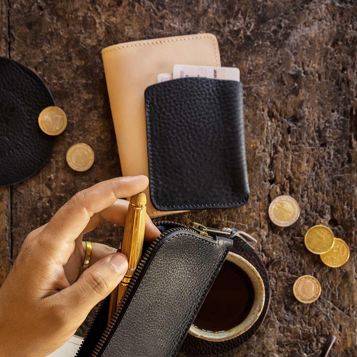 Visitenkartenetui Intro - Bernsteinbraun (image n°4)