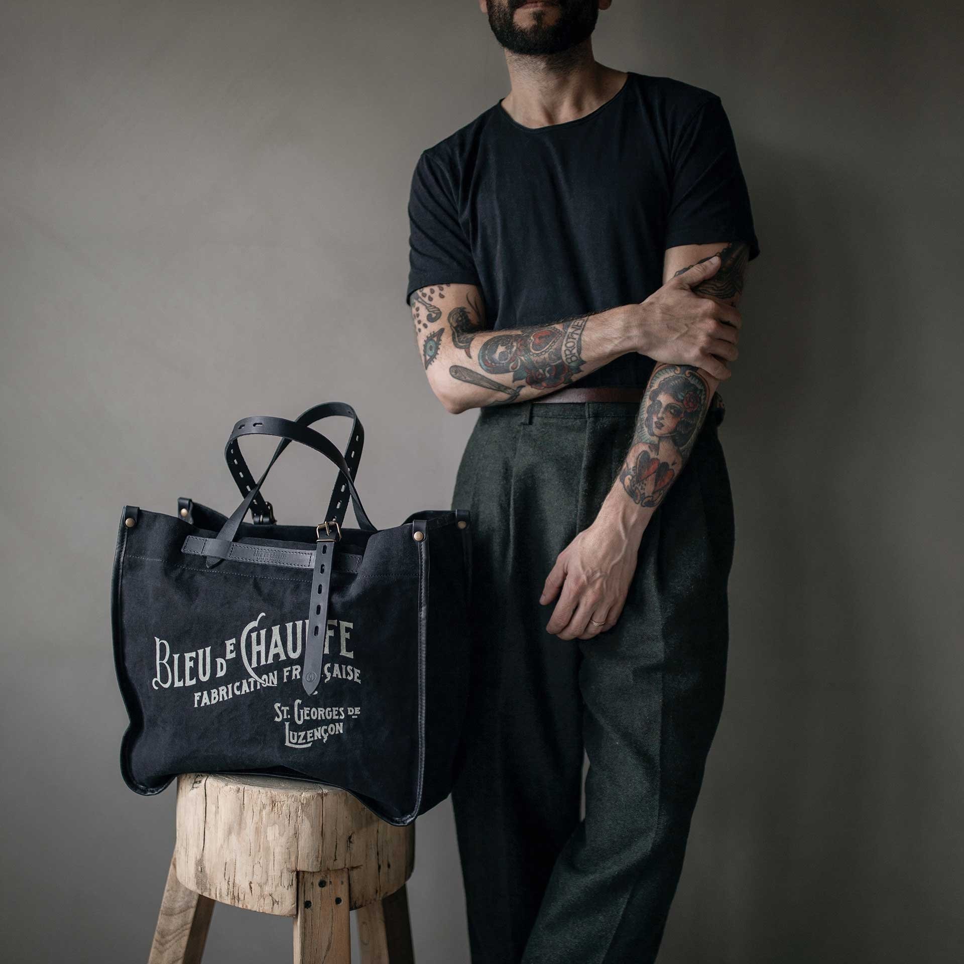 BAZAR tote - Black stonewashed (image n°6)