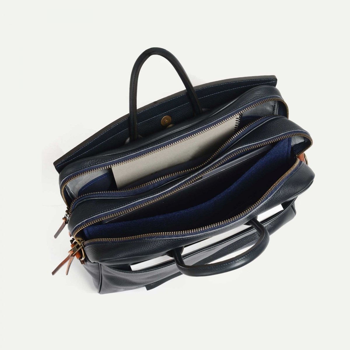 Zeppo Business bag - Navy Blue / E Pure (image n°4)