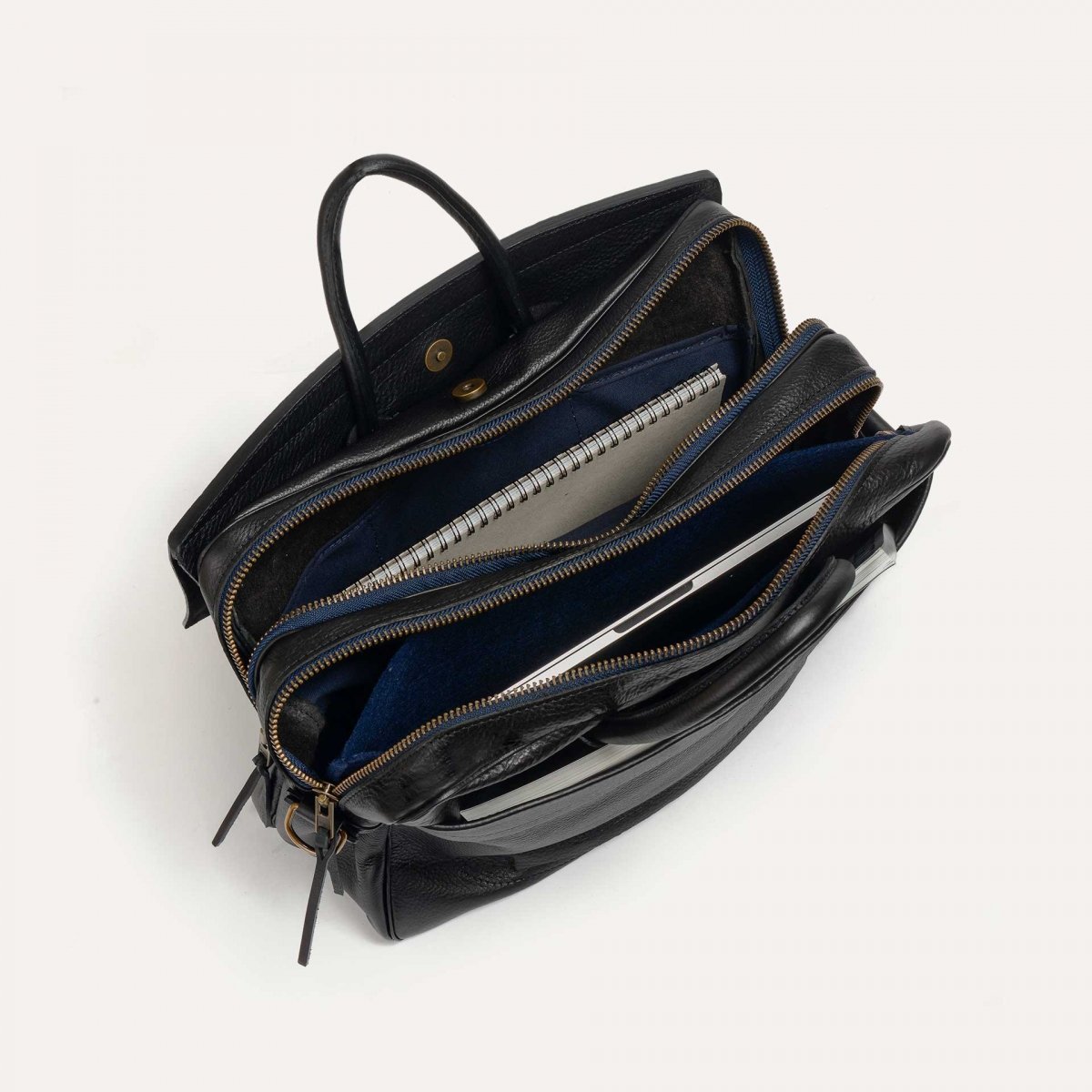 Sac business Zeppo - Noir / Ligne Epure (image n°4)