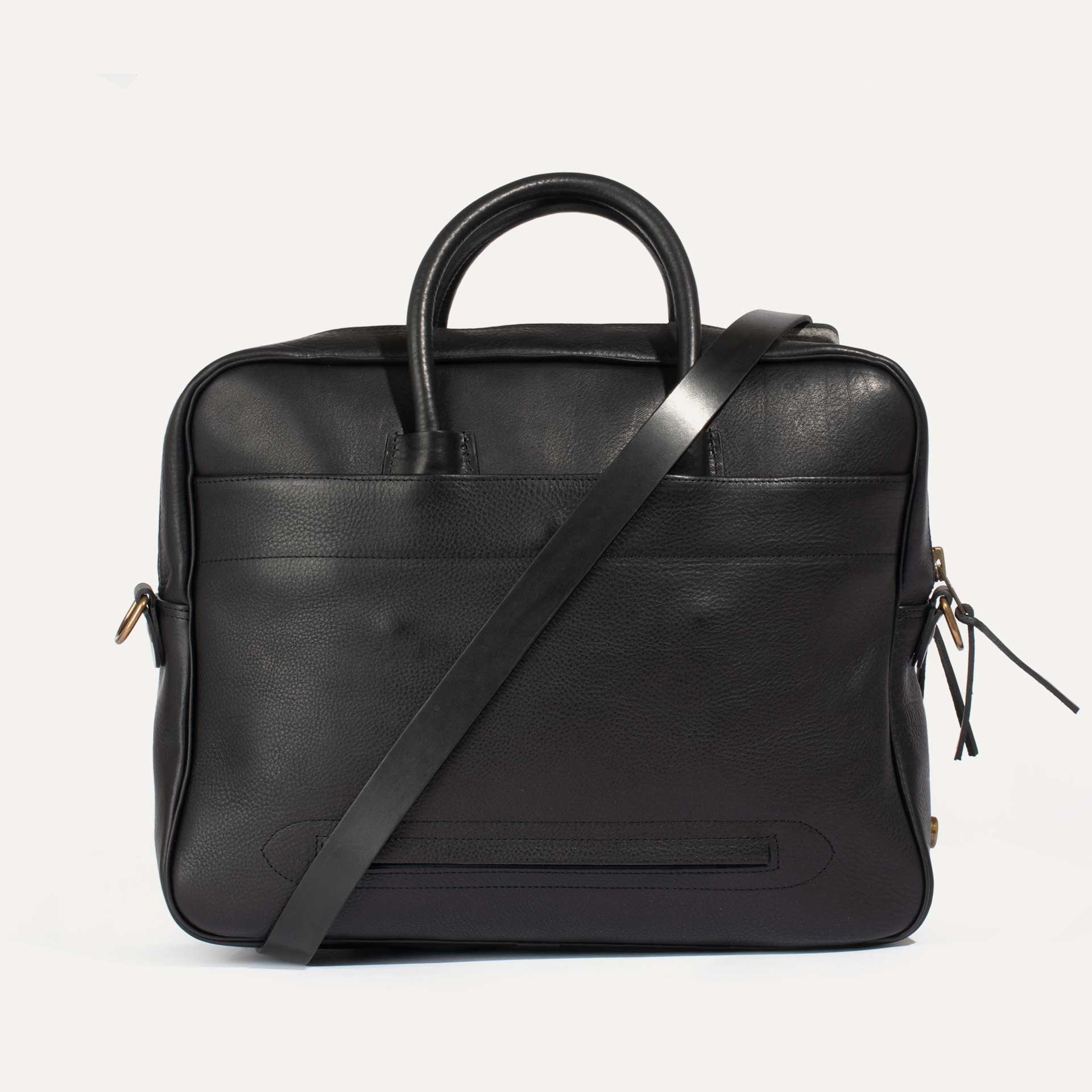 Sac business Zeppo - Noir / Ligne Epure (image n°3)