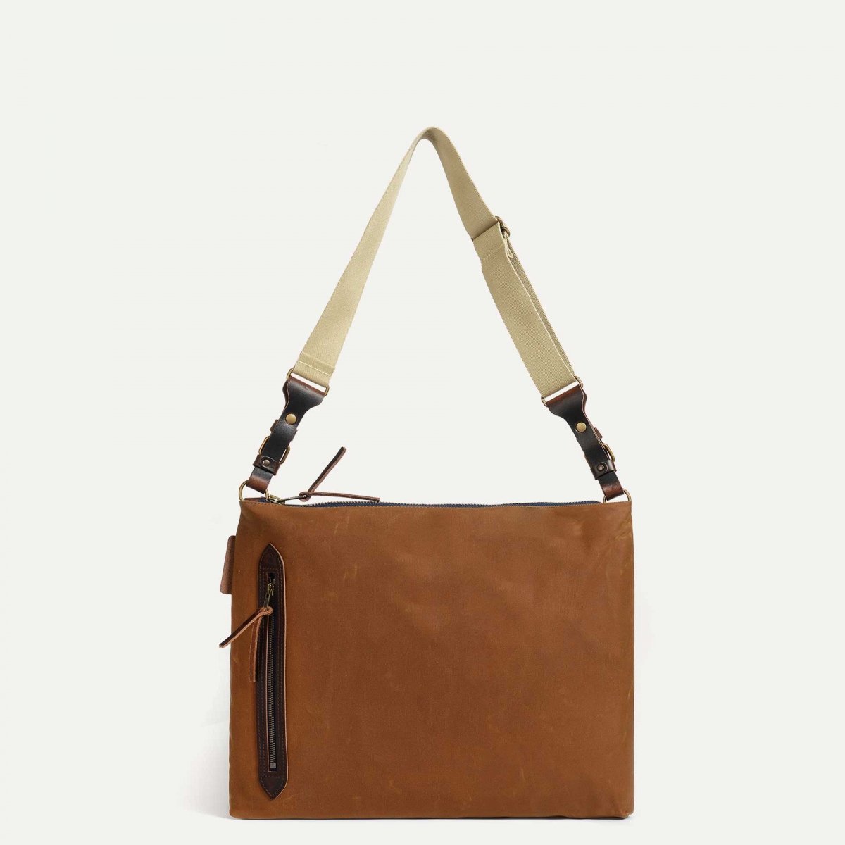 Baskia Messenger Bag - Cumin waxed (image n°1)