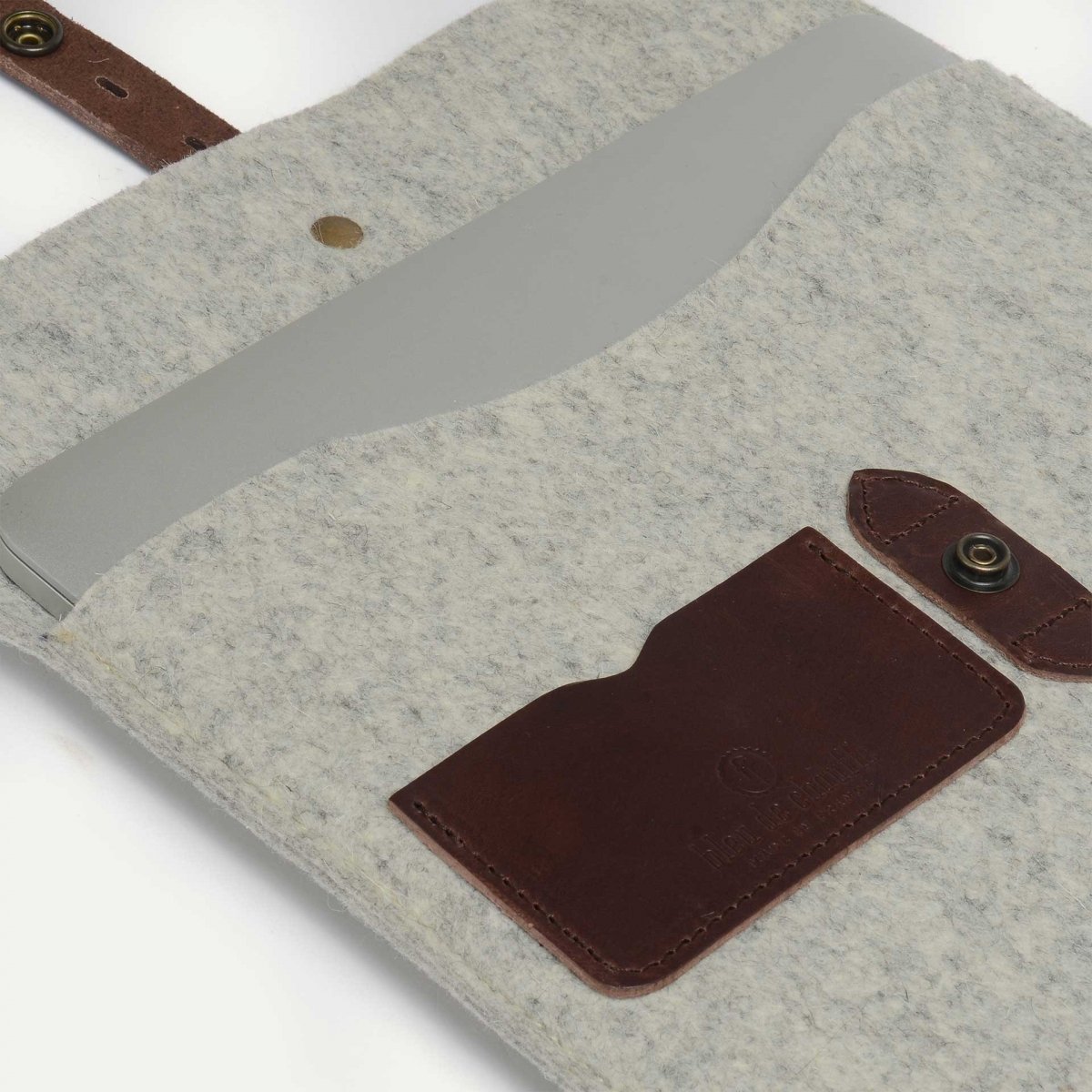 Milan 15” Laptop sleeve - Natural felt (image n°4)