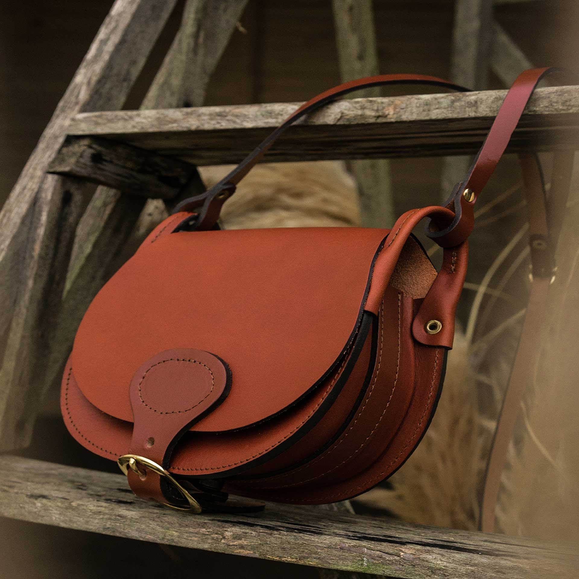 Diane L Gibecière bag - Rust (image n°6)