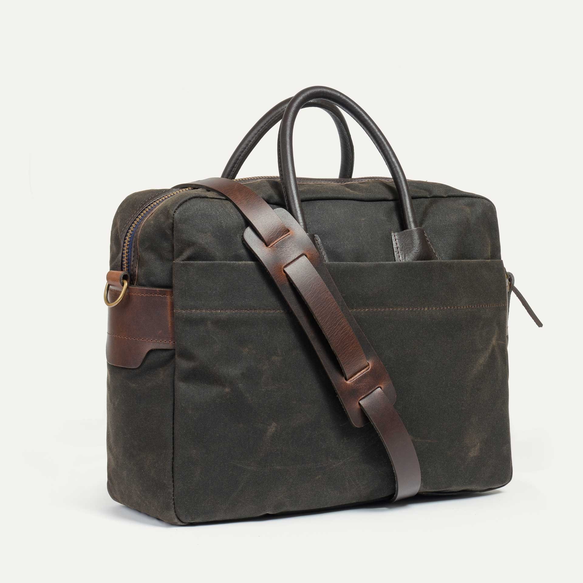 Report Businesstasche - Khaki Gewachst (image n°2)