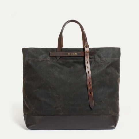 Men's leather Tote bag I Made in France |BLEU DE CHAUFFE