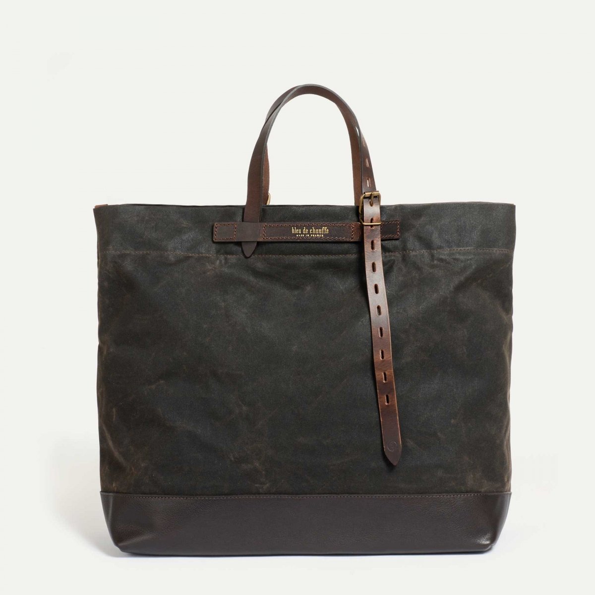Zinnia  Tote bag - Khaki waxed (image n°2)