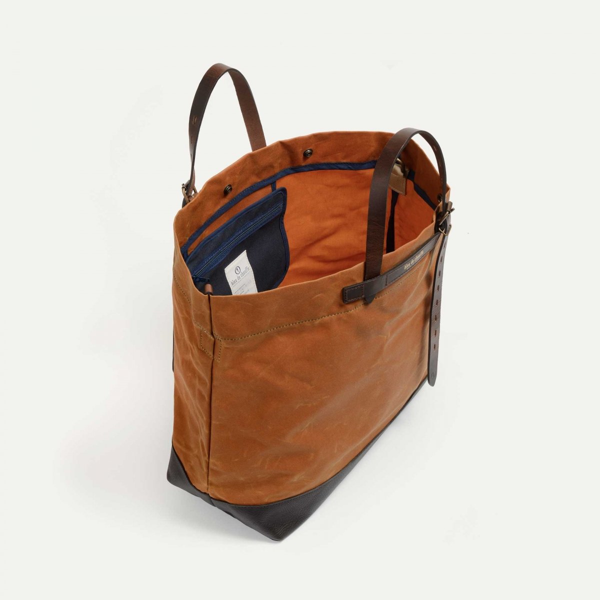 Zinnia  Tote bag - Cumin waxed (image n°4)