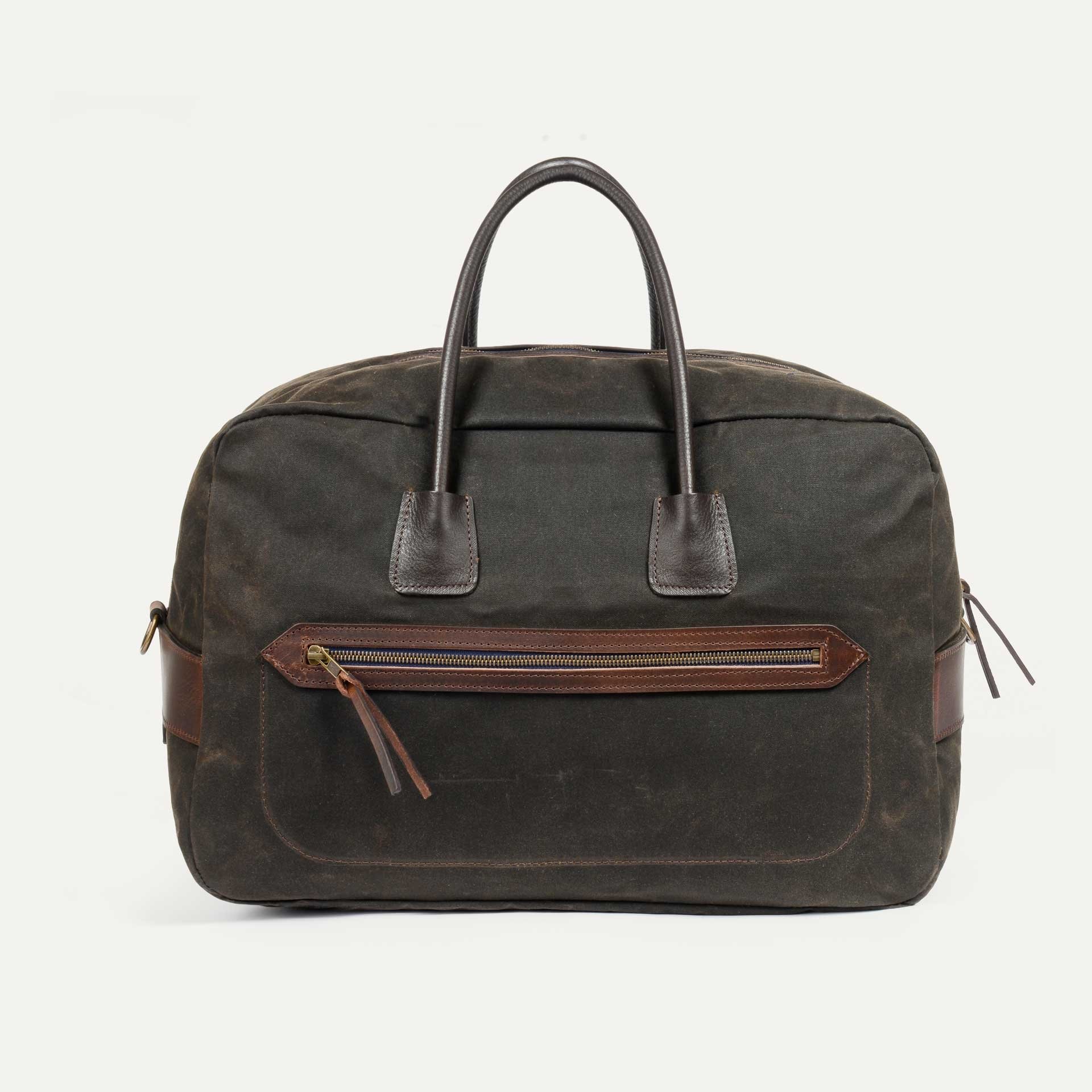 Sac de voyage Zephir - Kaki waxé (image n°2)
