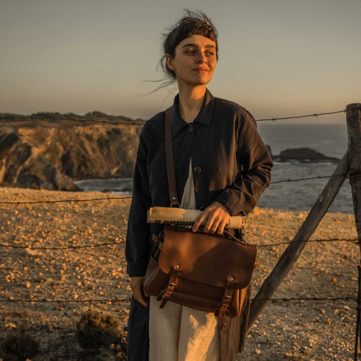 Postsack Eclair S - Honig / Gewachstes Leder (image n°7)