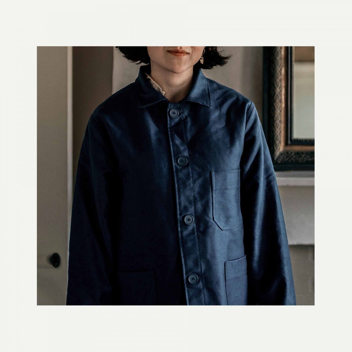 Veste de travail Gervaise - Bleu (image n°2)