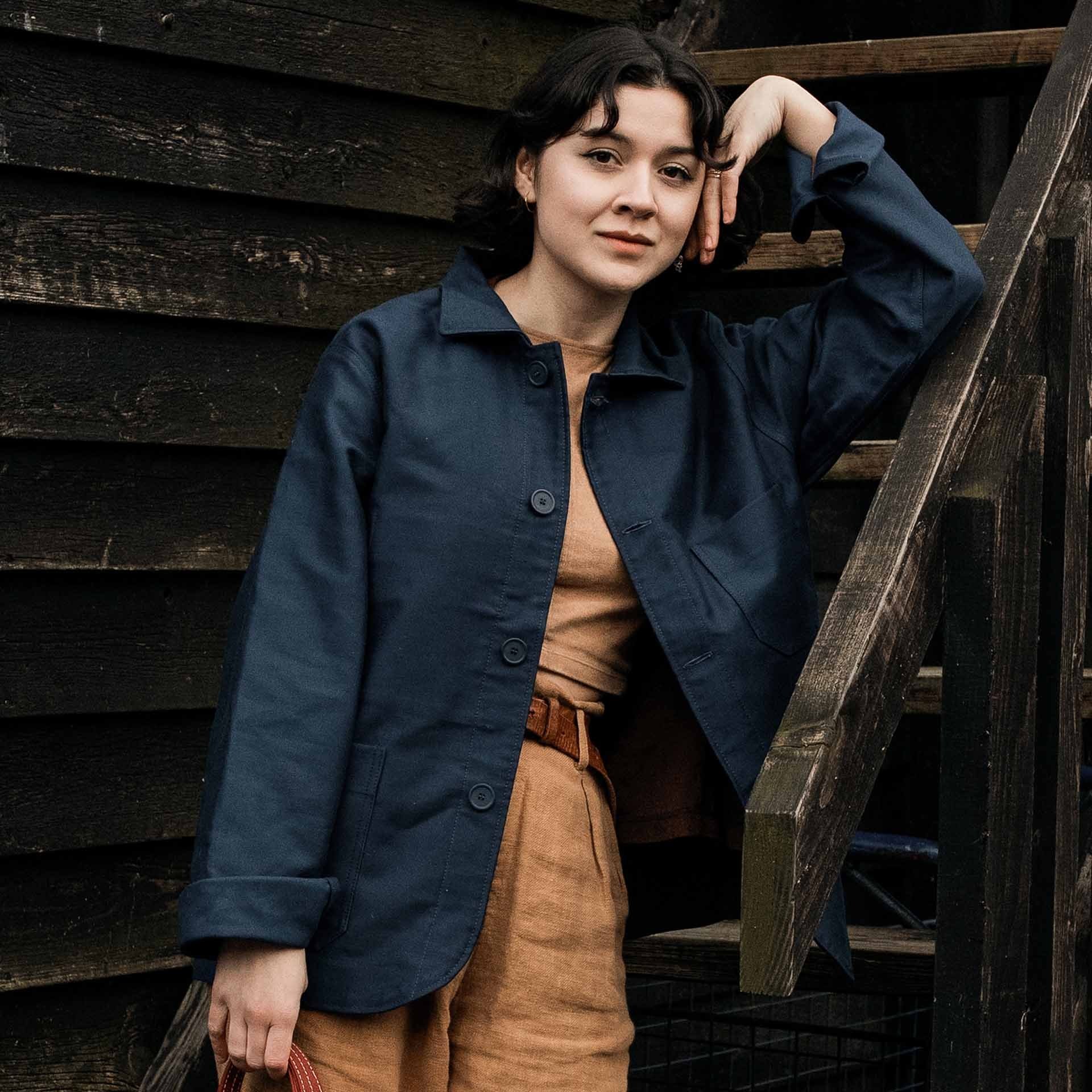 Gervaise Work jacket - blue (image n°4)
