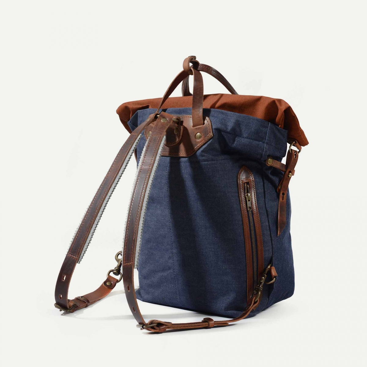 25L Woody backpack - Denim/Terra cotta (image n°3)