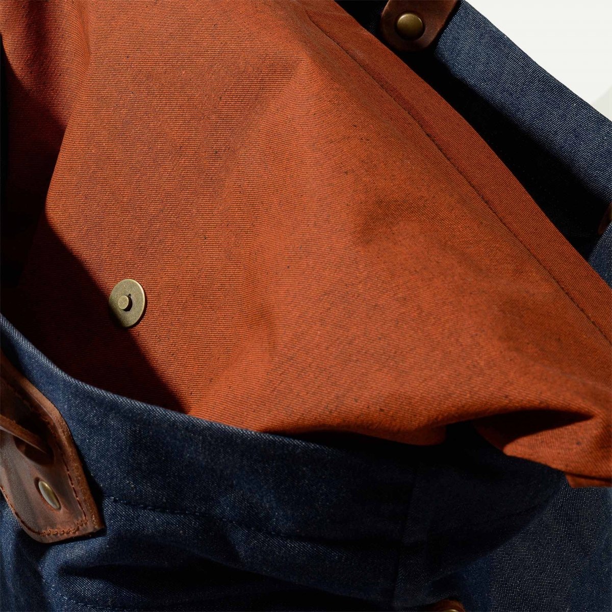 Sac à dos Woody S - Denim/Terra cotta (image n°7)