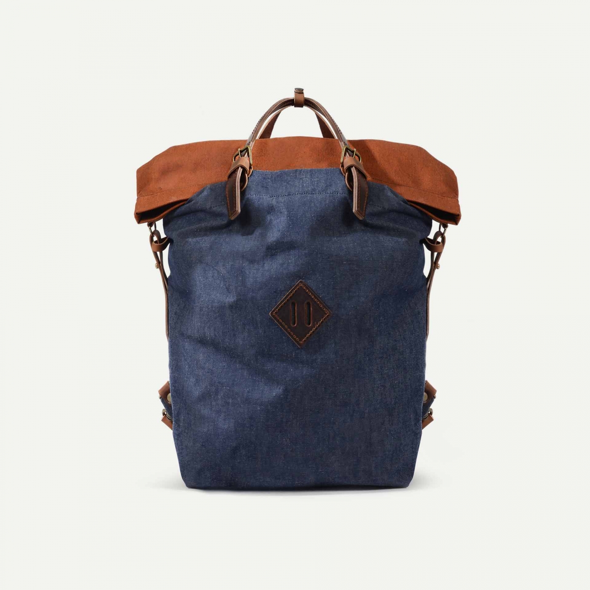 Sac à dos Woody S - Denim/Terra cotta (image n°1)