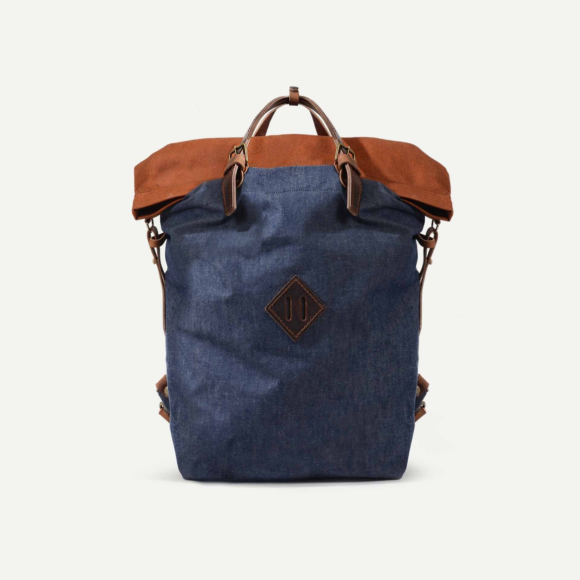 Sac à dos Woody S - Denim/Terra cotta (image n°1)