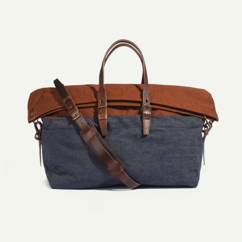 Cabine Travel bag - Denim/Terra cotta