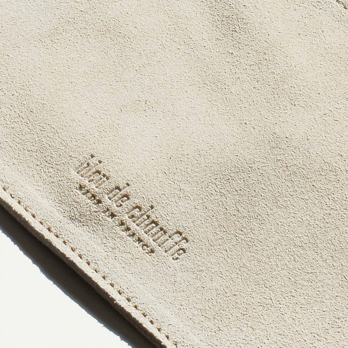 COSMO S Pouch / Suede -  Ceruse white (image n°4)