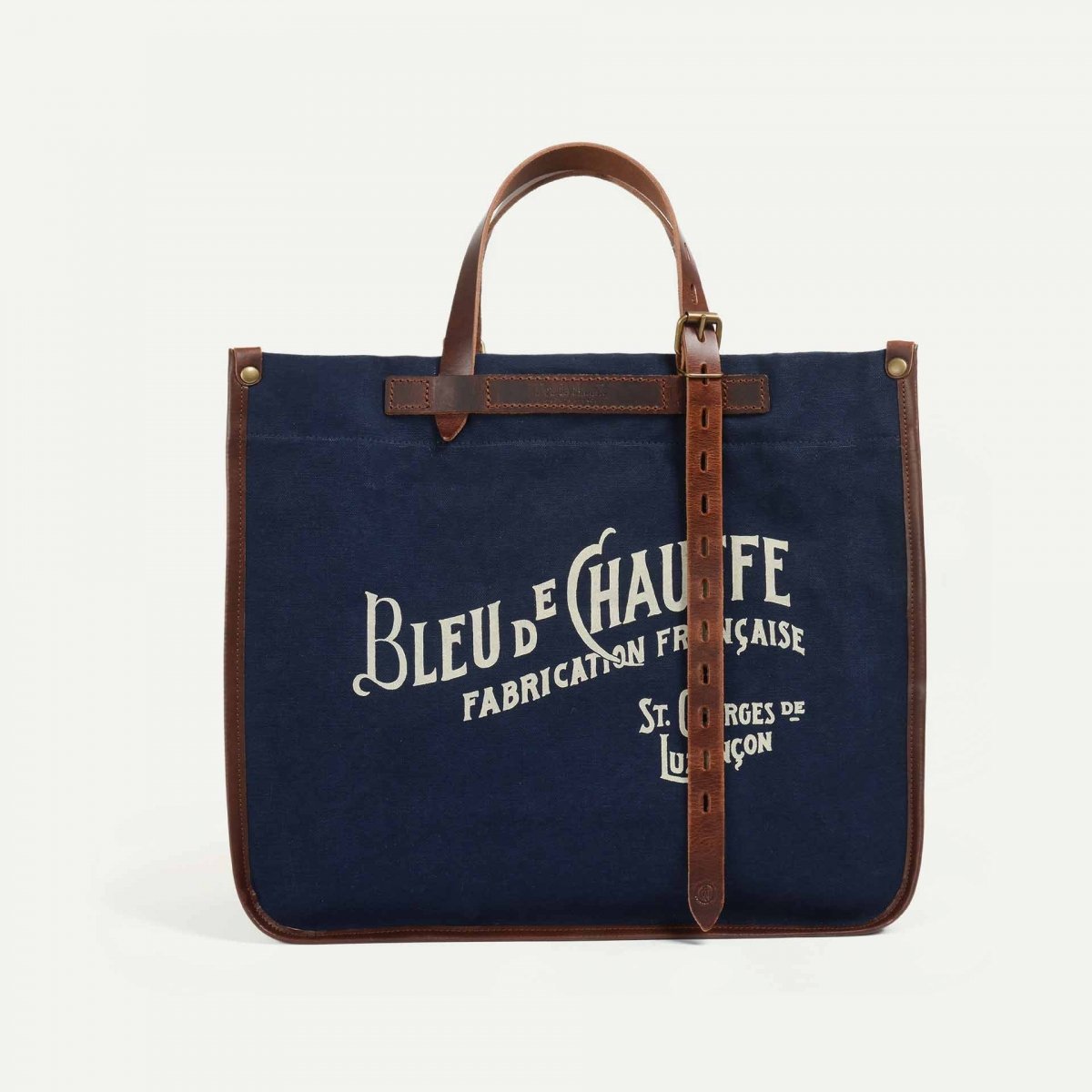 BAZAR tote - Navy blue stonewashed (image n°2)