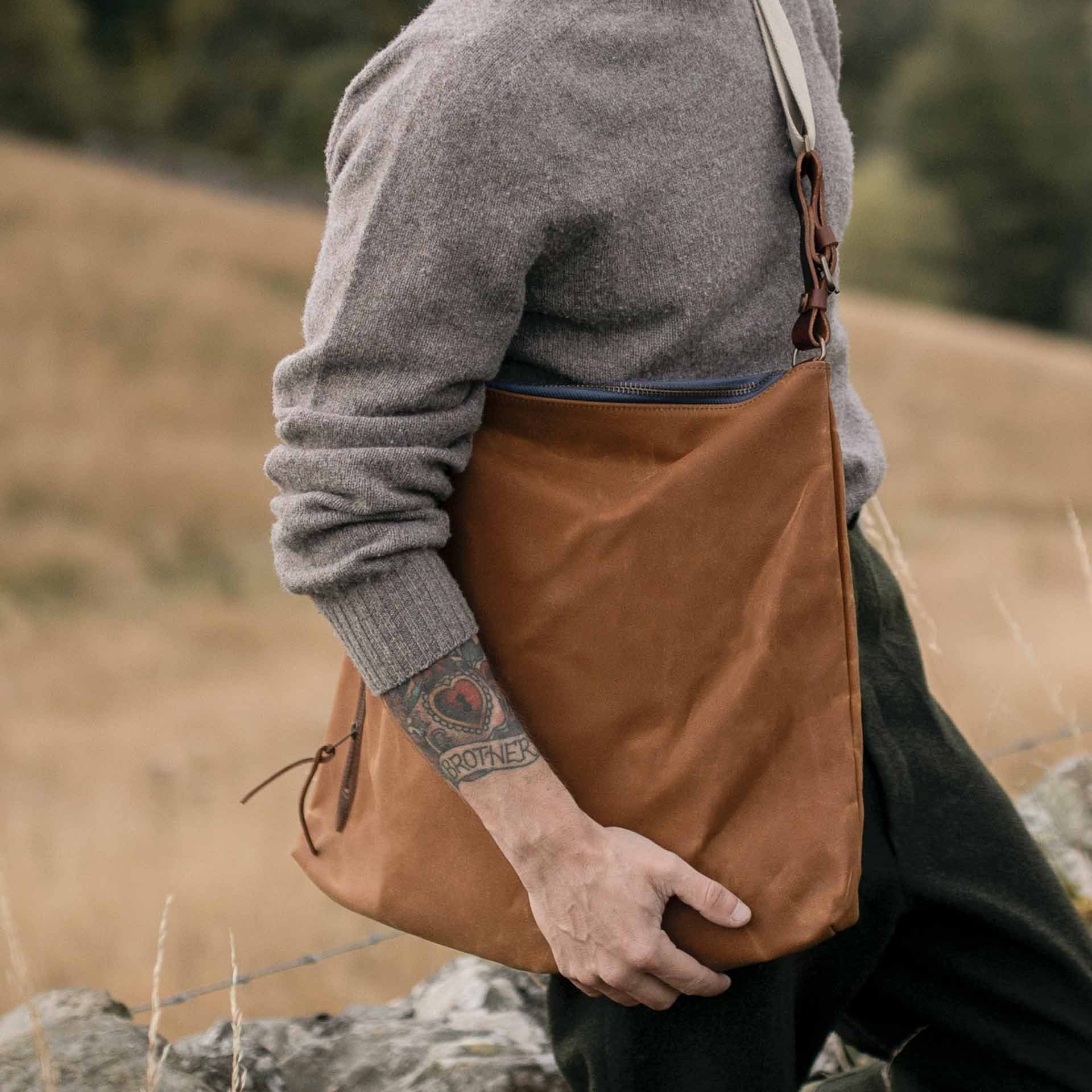 Baston2 Messenger Bag - Wheat Stonewashed (image n°6)