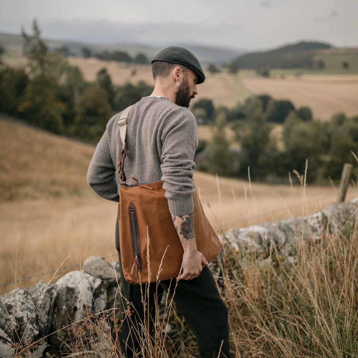 Baston2 Messenger Bag - Khaki US Stonewashed (image n°8)