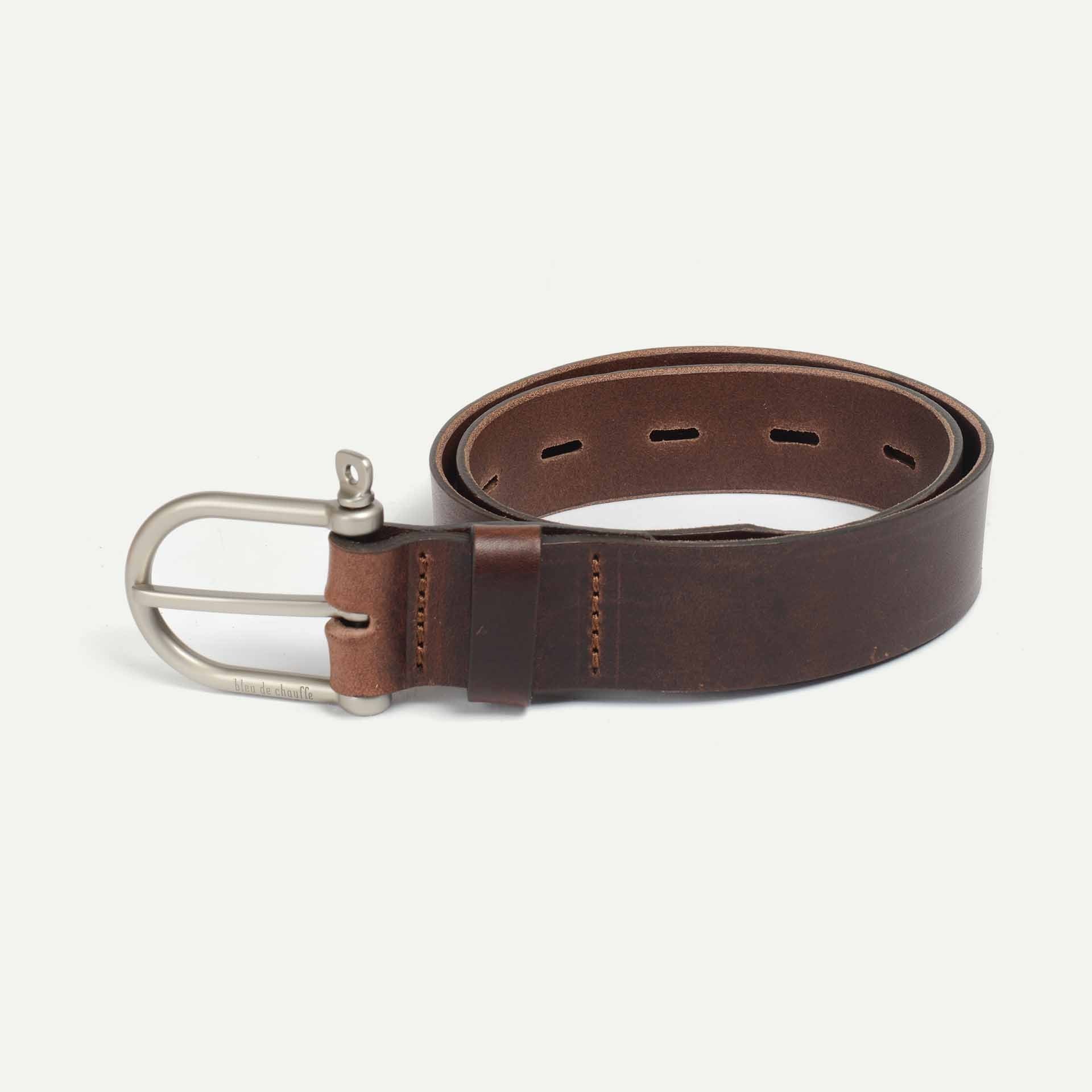 Manille Belt - Pain brûlé / Silver (image n°3)