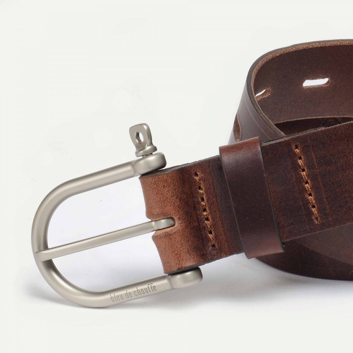 Manille Belt - Pain brûlé / Silver (image n°4)