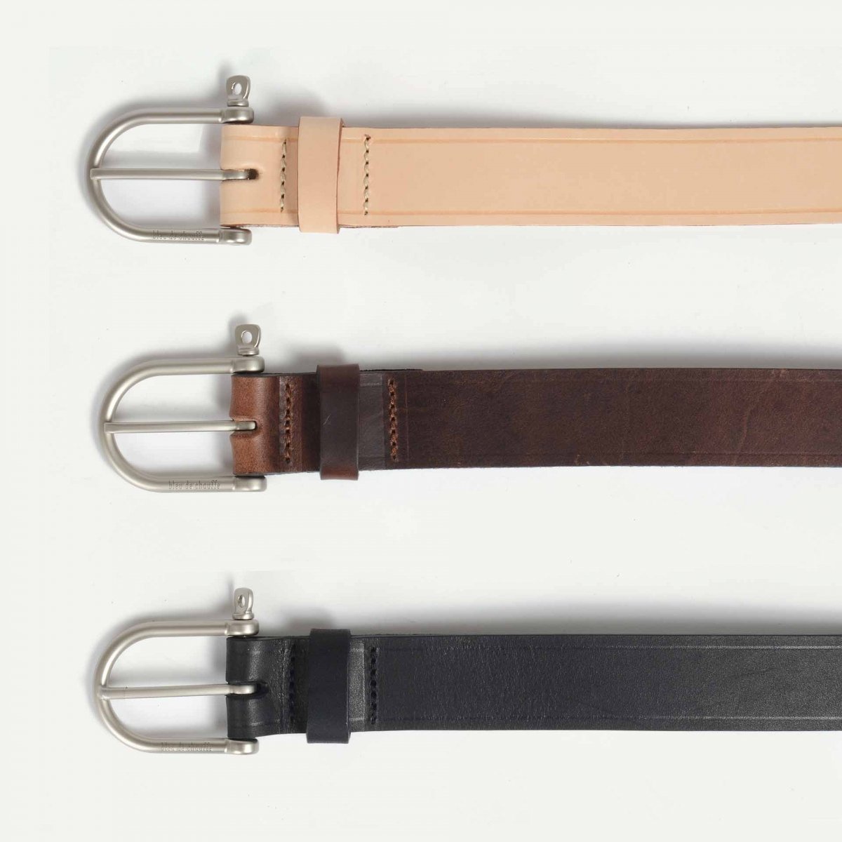 Manille Belt - Pain brûlé / Silver (image n°6)