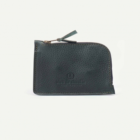 Pognon zippered purse  / L - Peacock Blue