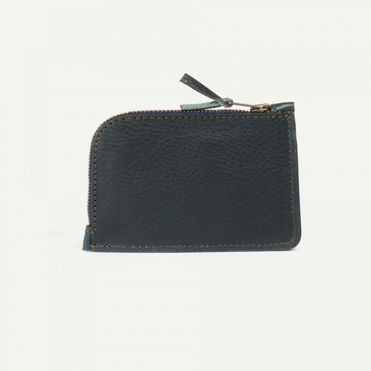 Porte monnaie zippé Pognon  / L - Bleu Paon (image n°2)