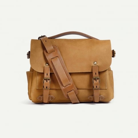 Postman bag Éclair S - Honey / Waxed Leather