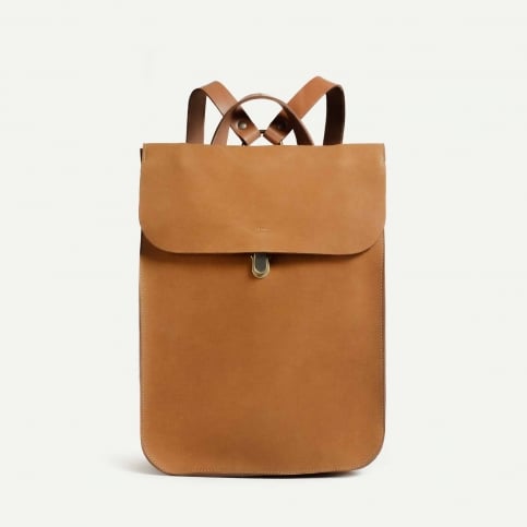 Puncho leather backpack WAX - Honey / Waxed Leather