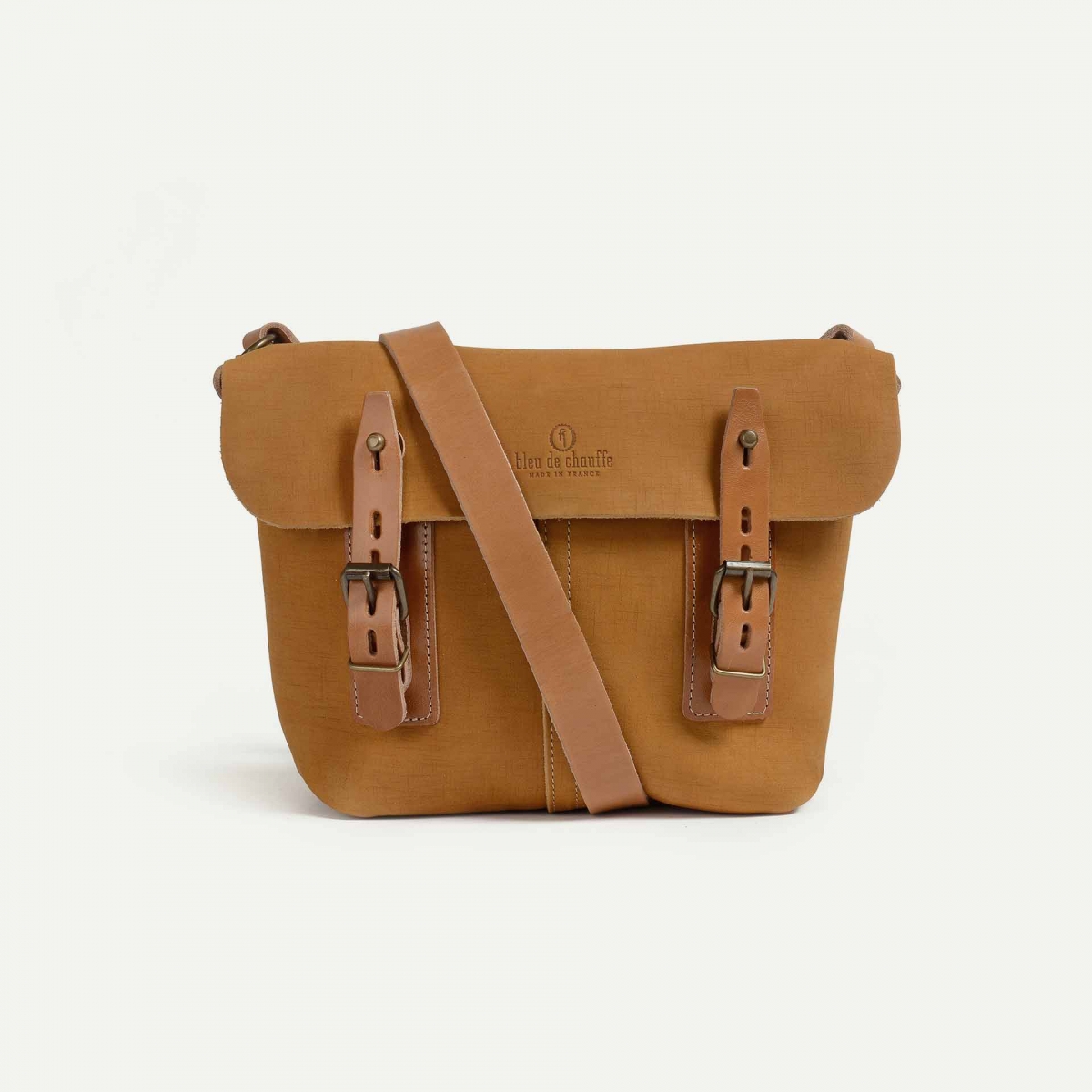 Sac besace Louis - Miel distressed (image n°1)