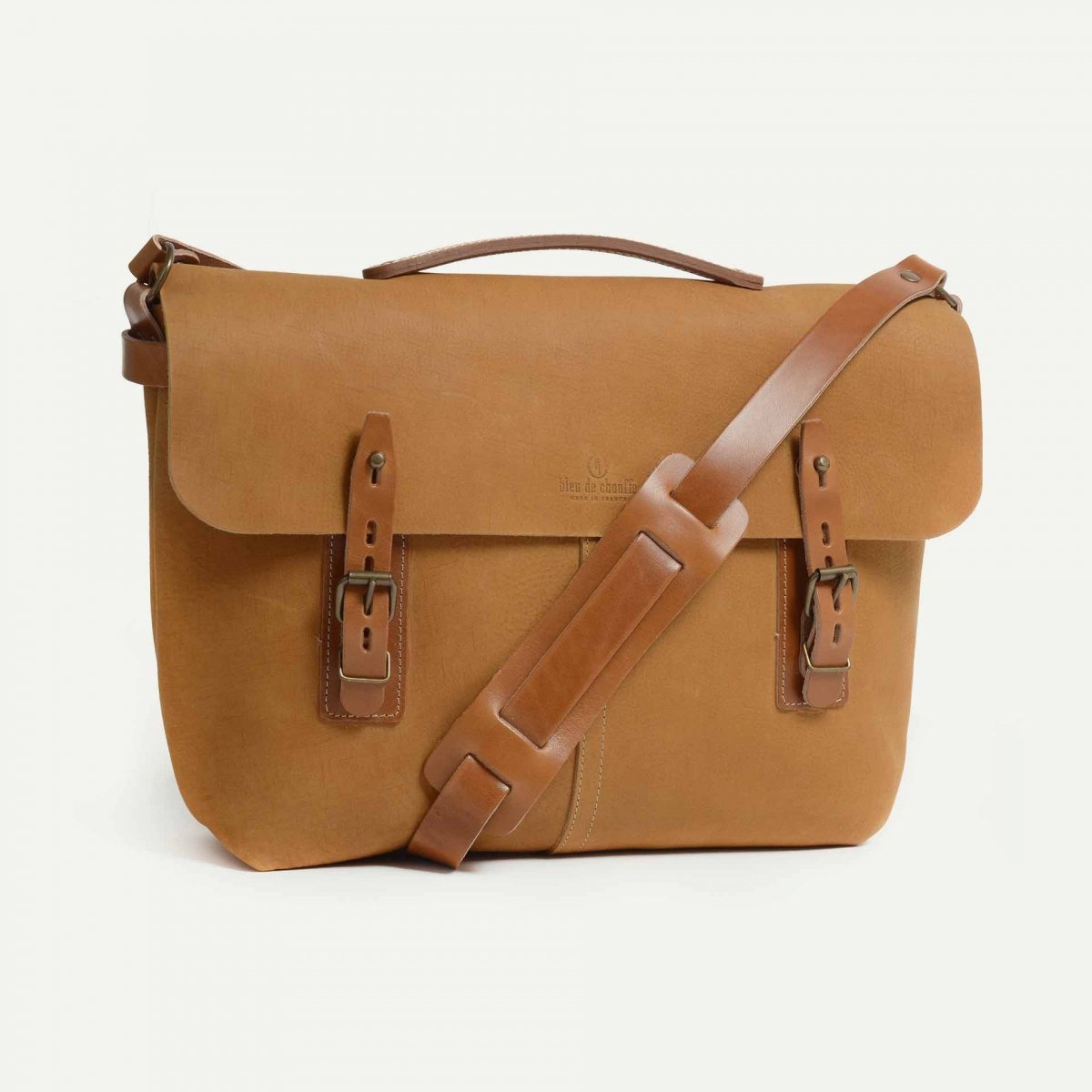 Lucien Satchel bag - Honey / Waxed Leather (image n°2)
