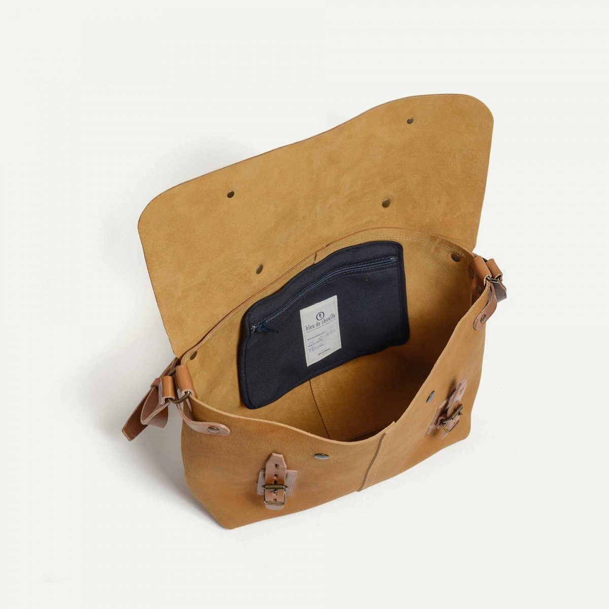 Sac besace Lucien - Miel distressed (image n°4)