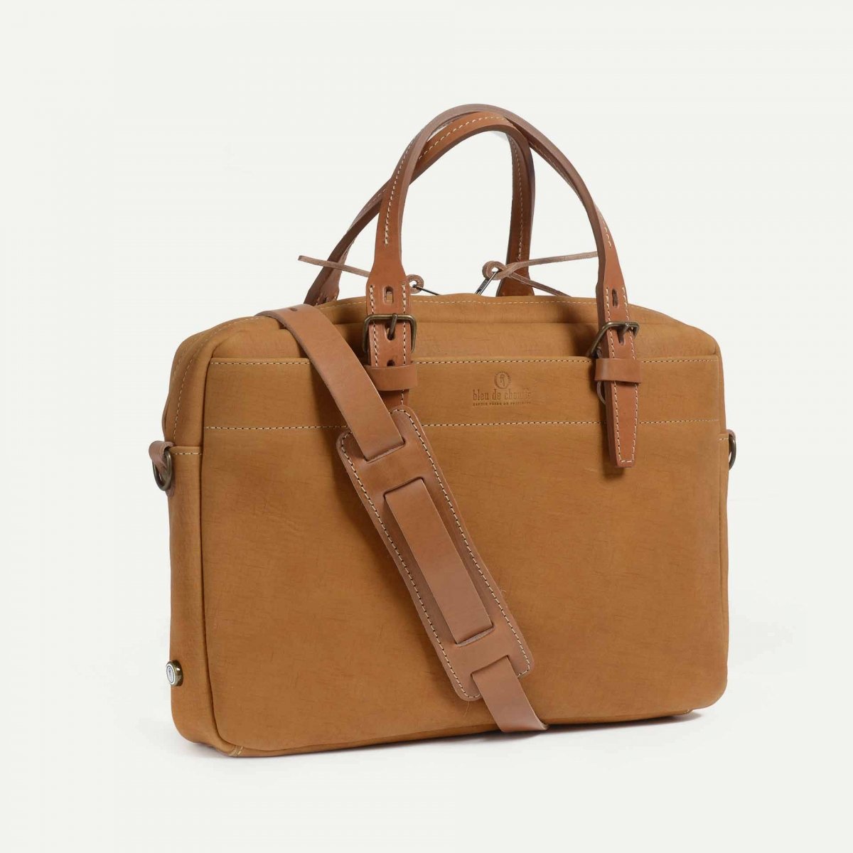 Sac business Folder - Miel / Cuir Waxé (image n°2)