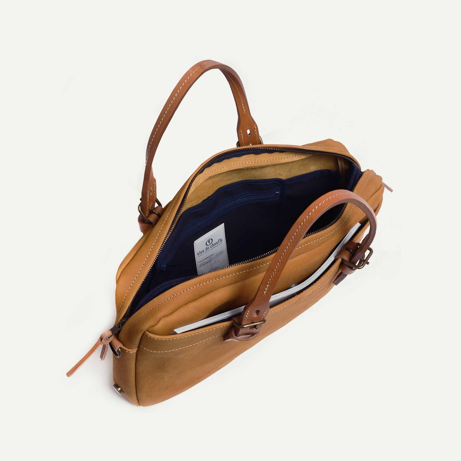 Sac business Folder - Miel distressed (image n°4)