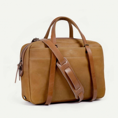 Report Business bag - Honey / Waxed Leather