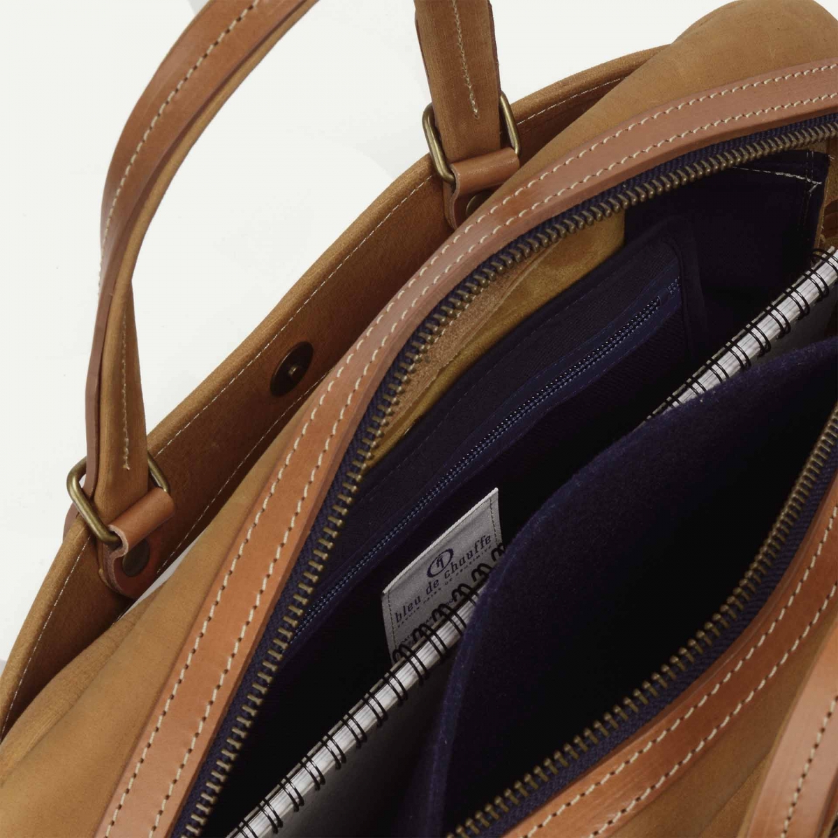 Report Business bag - Honey / Waxed Leather (image n°5)