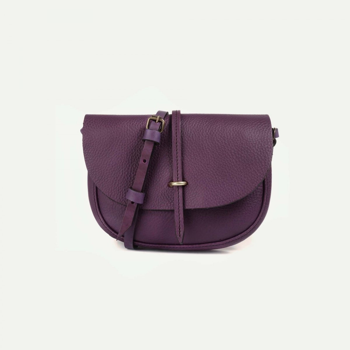 Mini sac postier Java - Violet (image n°1)