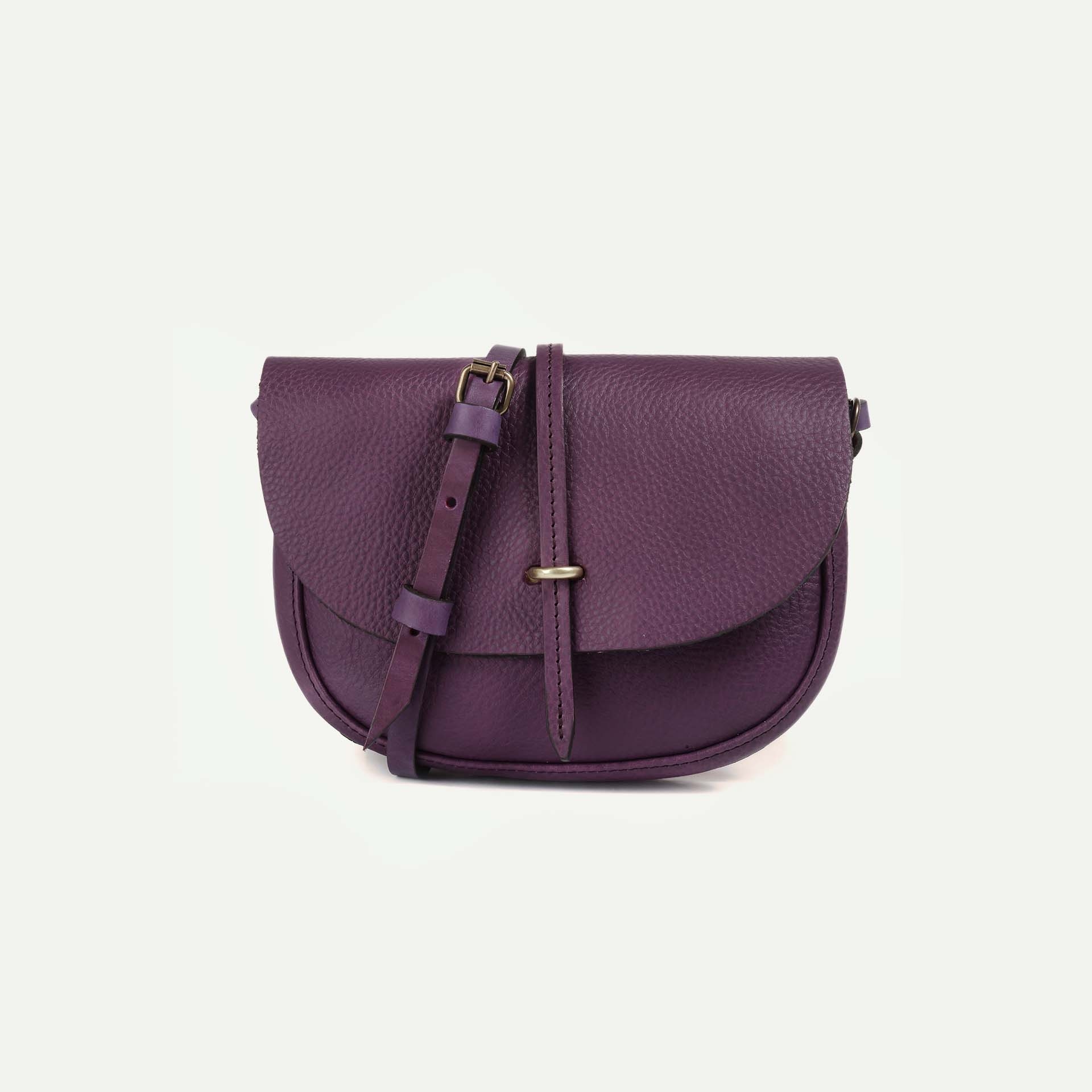 Mini sac postier Java - Violet (image n°1)