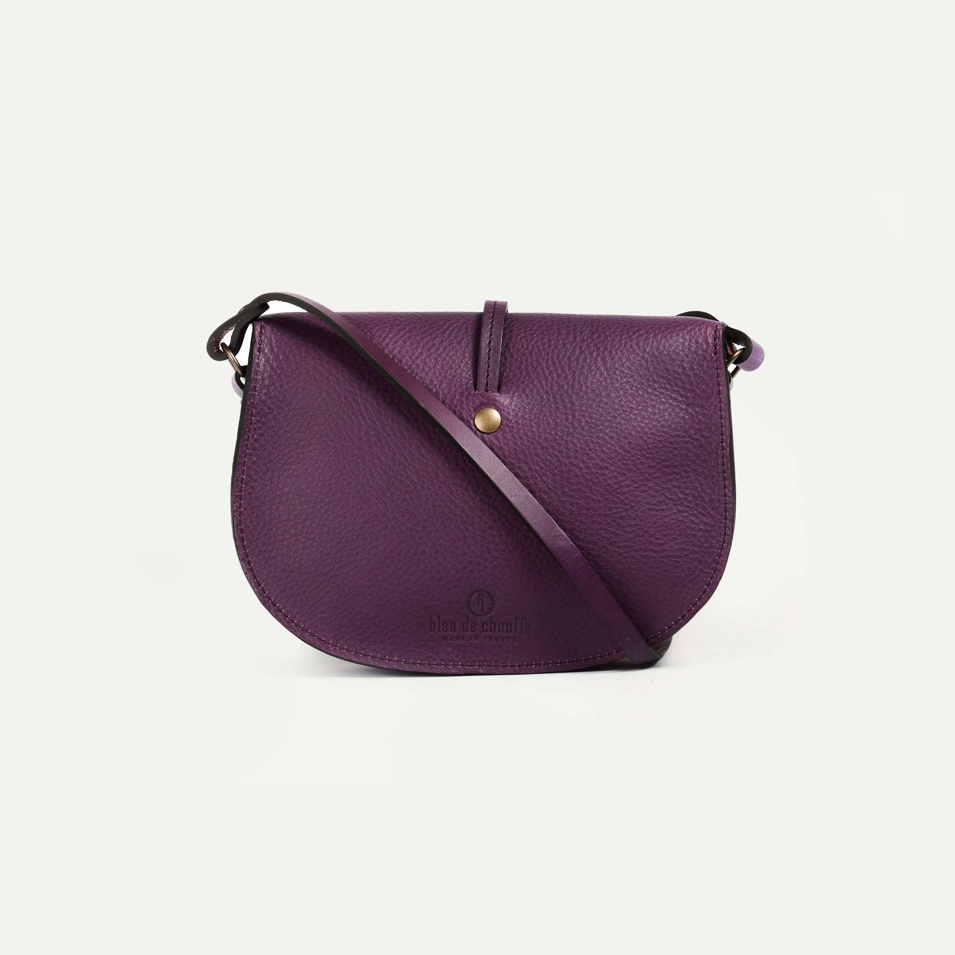 Mini sac postier Java - Violet (image n°3)
