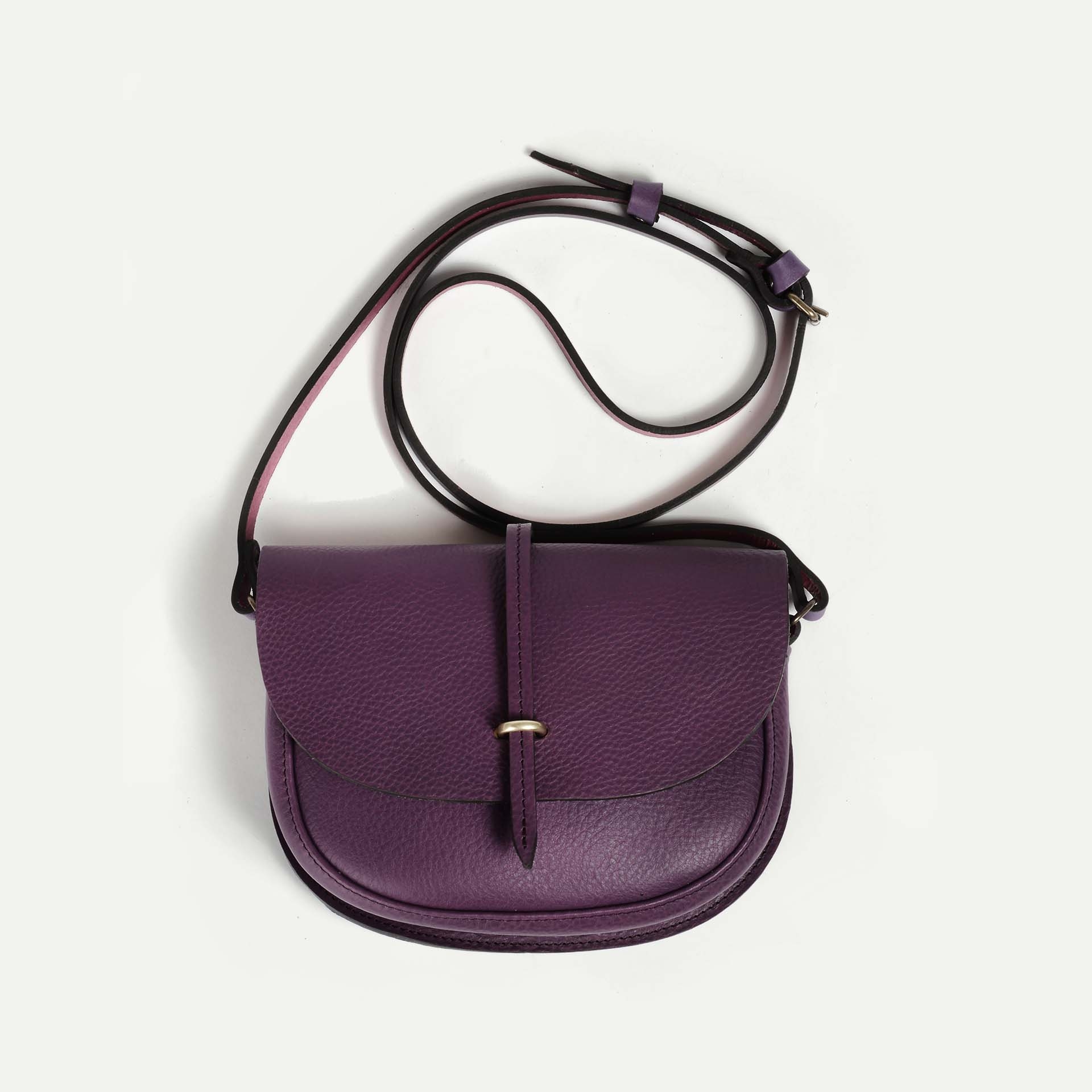 Java mini Postman bag - Purple (image n°4)