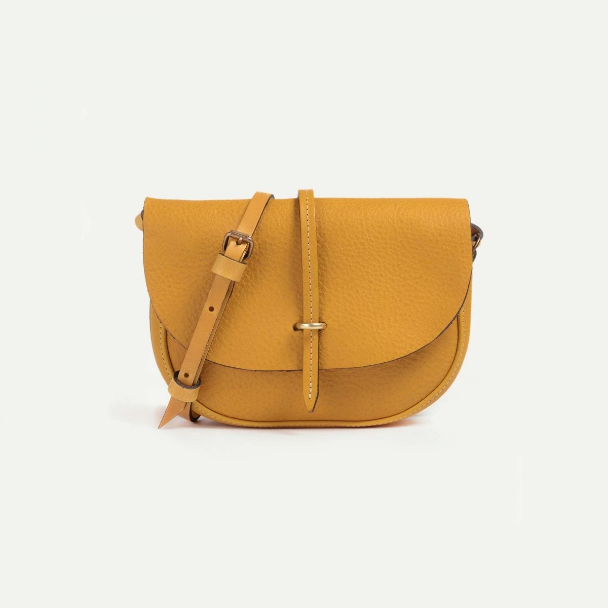 Mini sac postier Java - Jaune (image n°1)